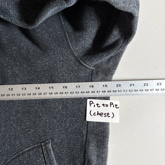 Reigning Champ Tiger Fleece Cotton Full Zip Hoodie - Men's Size M - Gray - Picture 7 of 8